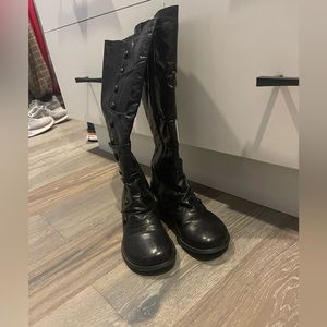 Miz Mooz Black Leather Boots